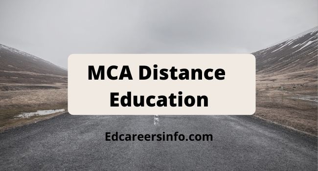 MCA Distance Education